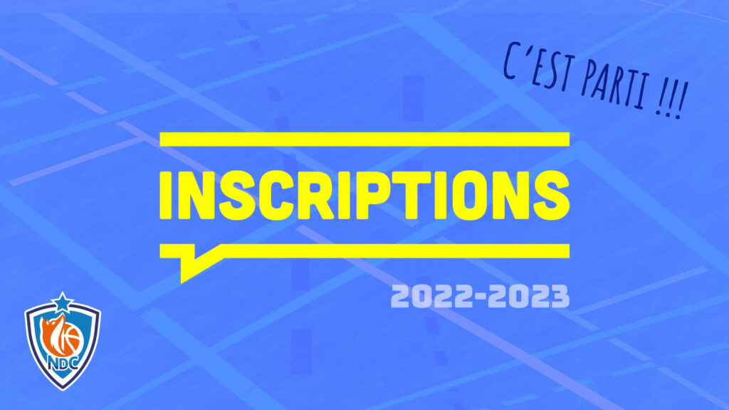 Inscription NDC Basket – Saison 2022-2023